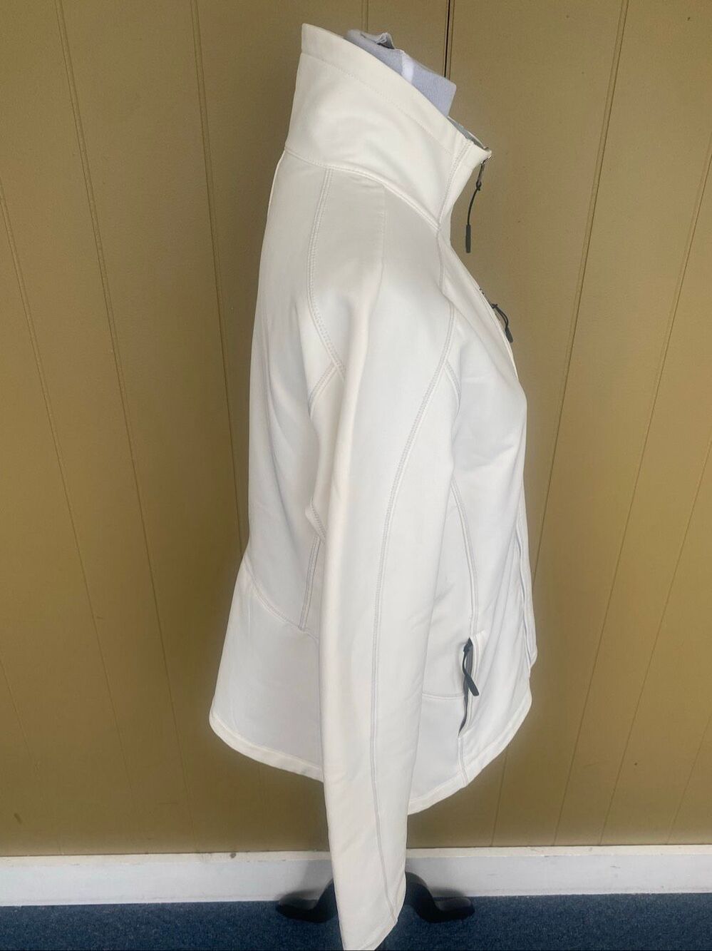 Columbia sportswear company women XL hardshell mock collar jacket white/grey - Picture 7 of 12